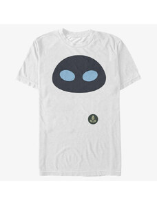 Pánské tričko Merch Pixar Wall-E - Eve Face Unisex T-Shirt White