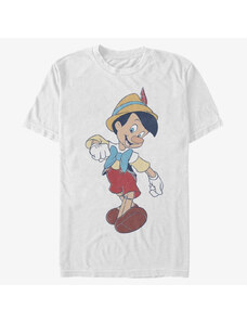 Pánské tričko Merch Disney Pinocchio - Vintage Pinocchio Unisex T-Shirt White