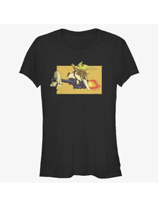 Dámské tričko Merch Star Wars: The Mandalorian - Speeder Bike Force Women's T-Shirt Black