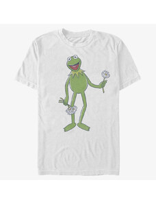 Pánské tričko Merch Disney Classics Muppets - Big Kermit Unisex T-Shirt White