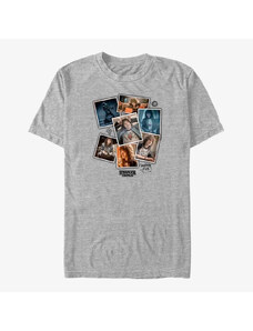 Pánské tričko Merch Netflix Stranger Things - The Eddie Unisex T-Shirt Heather Grey