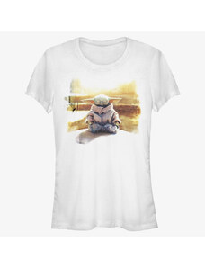 Dámské tričko Merch Star Wars: The Mandalorian - Awakening Women's T-Shirt White