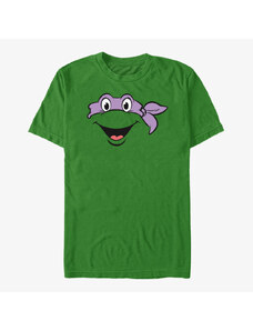 Pánské tričko Merch Nickelodeon Teenage Mutant Ninja Turtles - Don Big Face Unisex T-Shirt Kelly Green