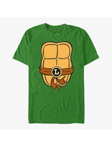 Pánské tričko Merch Nickelodeon Teenage Mutant Ninja Turtles - Leo Top Unisex T-Shirt Kelly Green