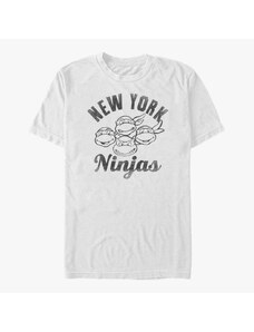 Pánské tričko Merch Nickelodeon Teenage Mutant Ninja Turtles - New York Ninjas Unisex T-Shirt White