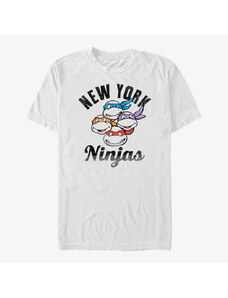 Pánské tričko Merch Nickelodeon Teenage Mutant Ninja Turtles - New York Ninjas Unisex T-Shirt White