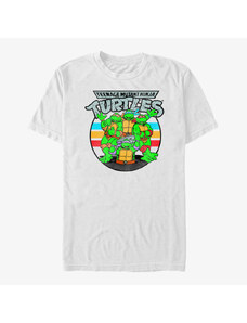 Pánské tričko Merch Nickelodeon Teenage Mutant Ninja Turtles - Retro Spot Unisex T-Shirt White
