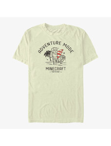 Pánské tričko Merch Minecraft - Alex Beach Adventure Unisex T-Shirt Natural
