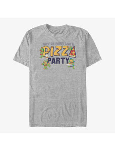 Pánské tričko Merch Nickelodeon Teenage Mutant Ninja Turtles - Partay P Unisex T-Shirt Heather Grey