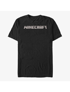 Pánské tričko Merch Minecraft - MINECRAFT LOGO BLACK Unisex T-Shirt Black