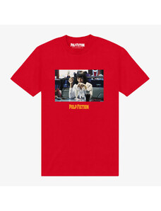 Pánské tričko Merch Pulp Fiction - Pulp Fiction Mia Wallace Unisex T-Shirt Red