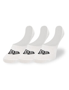 Pánské ponožky New Era Flag Invisible 3-Pack White