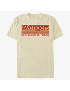 Pánské tričko Merch Marvel Avengers Classic - Retro Avengers Men's T-Shirt Natural