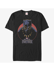 Pánské tričko Merch Marvel Avengers Classic - Retro Panther Men's T-Shirt Black