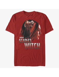 Pánské tričko Merch Marvel Avengers: Infinity War - Scarlet Witch Sil Men's T-Shirt Red