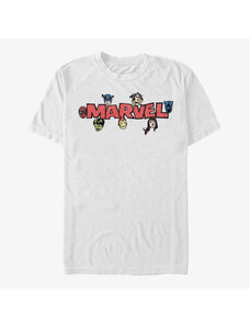 Pánské tričko Merch Marvel Avengers Classic - VINTAGE LOGO Men's T-Shirt White