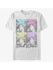 Pánské tričko Merch Marvel Black Widow - Black Widow Pop Men's T-Shirt White