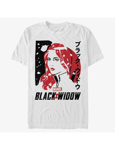 Pánské tričko Merch Marvel Black Widow - Drawn Widow Men's T-Shirt White