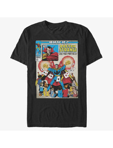 Pánské tričko Merch Marvel Avengers Classic - Whatif Strange Kids Party Men's T-Shirt Black