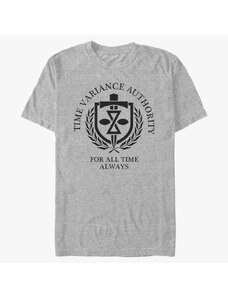 Pánské tričko Merch Marvel Loki - Authority Of Time Men's T-Shirt Heather Grey