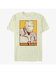 Pánské tričko Merch Marvel Iron Man - Pop Iron Man Men's T-Shirt Natural