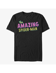 Pánské tričko Merch Marvel Spider-Man Classic - Retro Logo Men's T-Shirt Black
