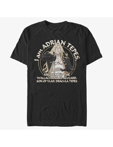 Pánské tričko Merch Netflix Castlevania - Adrian Tepes Known As Alucard Men's T-Shirt Black