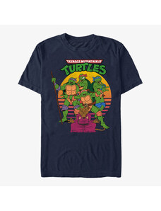 Pánské tričko Merch Paramount Teenage Mutant Ninja Turtles - The Team Men's T-Shirt Navy Blue