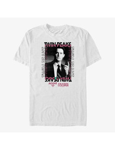 Pánské tričko Merch Paramount Twin Peaks - Agent Cooper Men's T-Shirt White