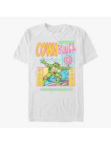 Pánské tričko Merch Paramount Nickelodeon - Ninja Retro Surf Men's T-Shirt White