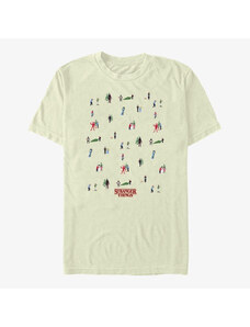 Pánské tričko Merch Netflix Stranger Things - Stranger Things Tree Sweater Men's T-Shirt Natural