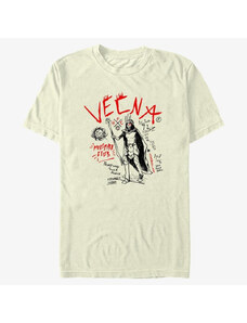 Pánské tričko Merch Netflix Stranger Things - Vecna Doodles Men's T-Shirt Natural