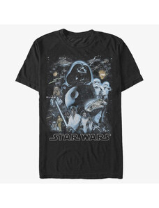 Pánské tričko Merch Star Wars - Galaxy of Stars Men's T-Shirt Black
