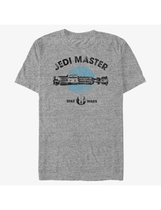Pánské tričko Merch Star Wars - Jedi Master Alt Men's T-Shirt Heather Grey