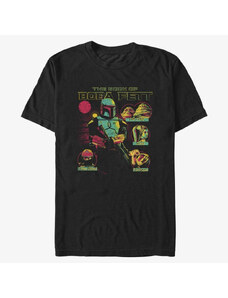 Pánské tričko Merch Star Wars Book of Boba Fett - Takeover Men's T-Shirt Black