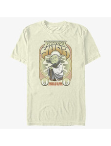 Pánské tričko Merch Star Wars - Yoda Gig Men's T-Shirt Natural