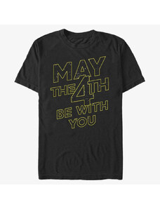 Pánské tričko Merch Star Wars - May The 4th Be With You Men's T-Shirt Black