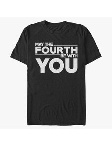 Pánské tričko Merch Star Wars - May The Fourth Be With You Men's T-Shirt Black