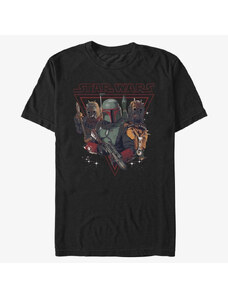 Pánské tričko Merch Star Wars: Book of Boba Fett - Bounty Hunting Men's T-Shirt Black