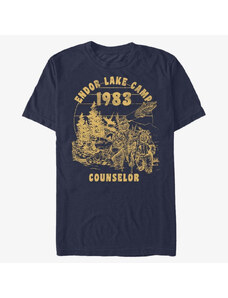 Pánské tričko Merch Star Wars: Classic - Ewok Camper Men's T-Shirt Navy Blue