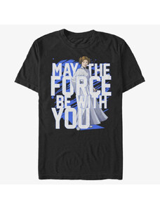 Pánské tričko Merch Star Wars: Classic - Force Stack Leia Men's T-Shirt Black