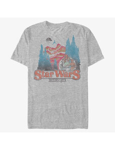 Pánské tričko Merch Star Wars: Classic - Forest Moon Title Men's T-Shirt Heather Grey