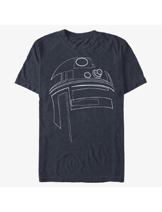 Pánské tričko Merch Star Wars: Classic - Simple_R2D2 Men's T-Shirt Navy Blue