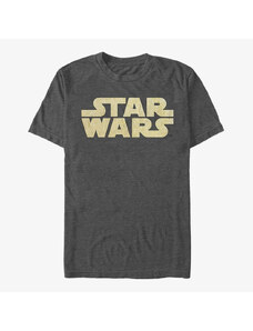 Pánské tričko Merch Star Wars: Classic - Simplest Logo Men's T-Shirt Dark Heather Grey