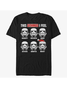 Pánské tričko Merch Star Wars: Classic - Sithmis Feelings Men's T-Shirt Black