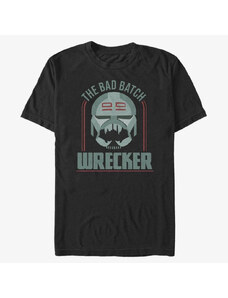 Pánské tričko Merch Star Wars: Clone Wars - Bad Batch Badge Men's T-Shirt Black