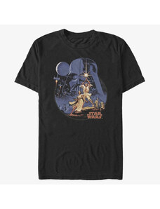Pánské tričko Merch Star Wars: Classic - Stellar Vintage Men's T-Shirt Black