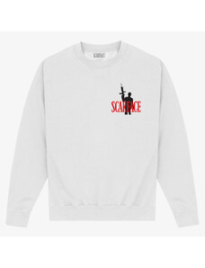 Pánská mikina Merch Scarface - Scarface Sunset Unisex Sweatshirt White