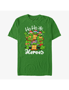 Pánské tričko Merch Nickelodeon Teenage Mutant Ninja Turtles - Ho Ho Turtles Unisex T-Shirt Kelly Green