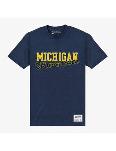 Pánské tričko Merch Park Agencies - Michigan Wolverines Unisex T-Shirt Navy